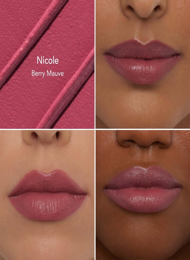 Thrive Causemetics Impact-FULL Smoothing Lipstick, Moisturizing Lip Makeup Essential with Vitamin E, Lightweight Creamy Lipstick for Women, Long Lasting, Vegan, Shade Nicole (Berry Mate) - Image 3